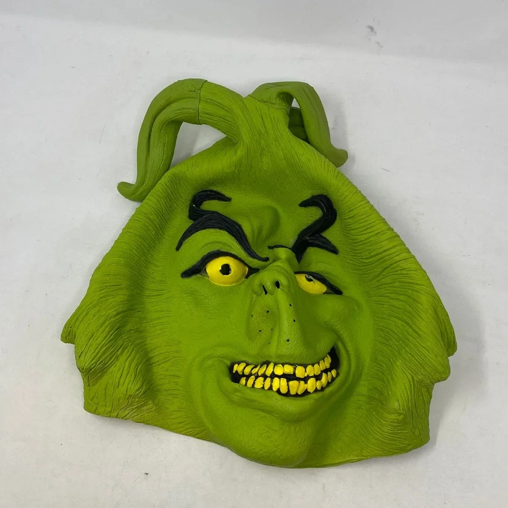 Dr Seuss The Grinch Latex Mask Green Christmas‎ Holiday Costume Accessory Mexico